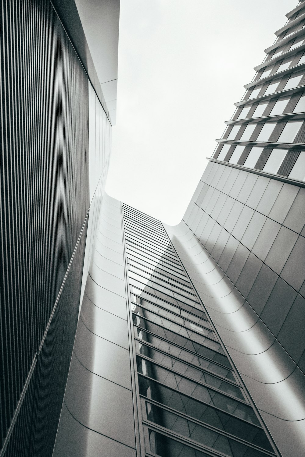 worm's eye view photography of buildings