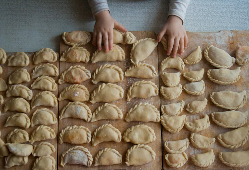 Empanada de carne cortada a cuchillo