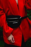 black fanny bag