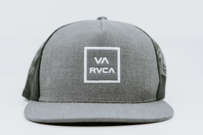 grey rvca fitted cap cap google meet background