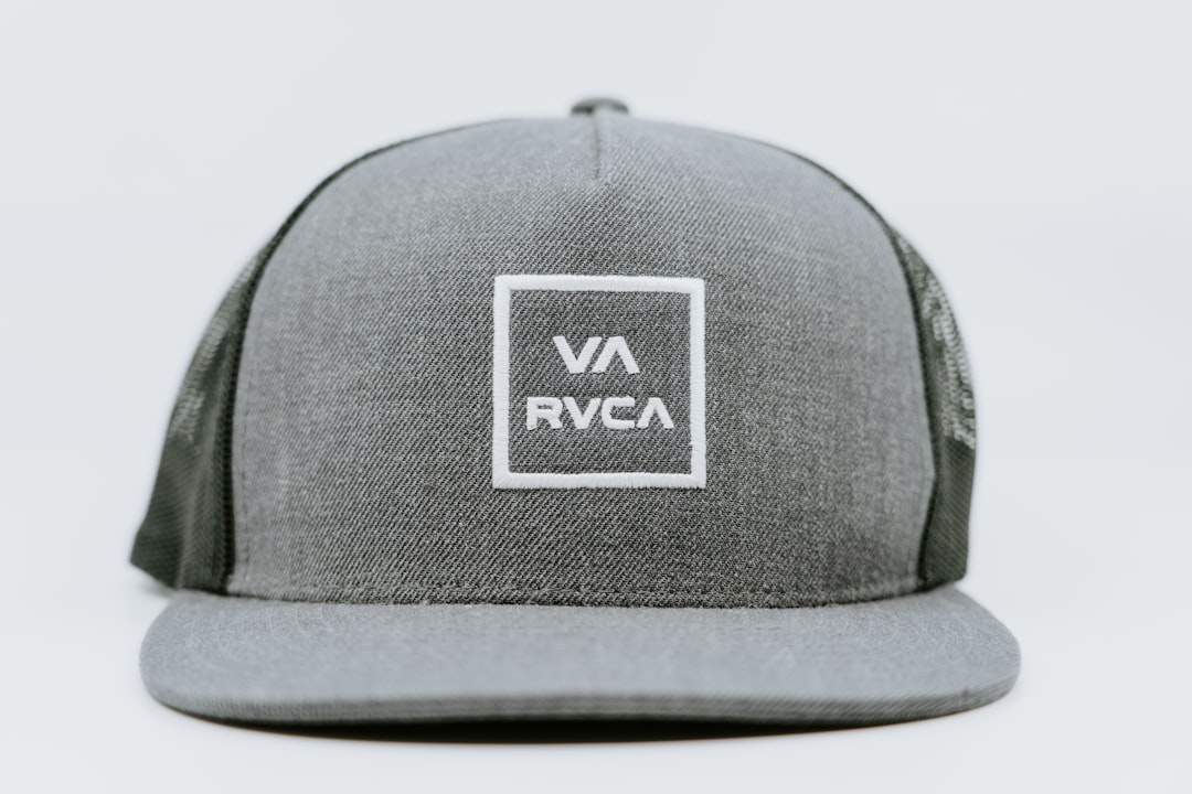 grey RVCA fitted cap