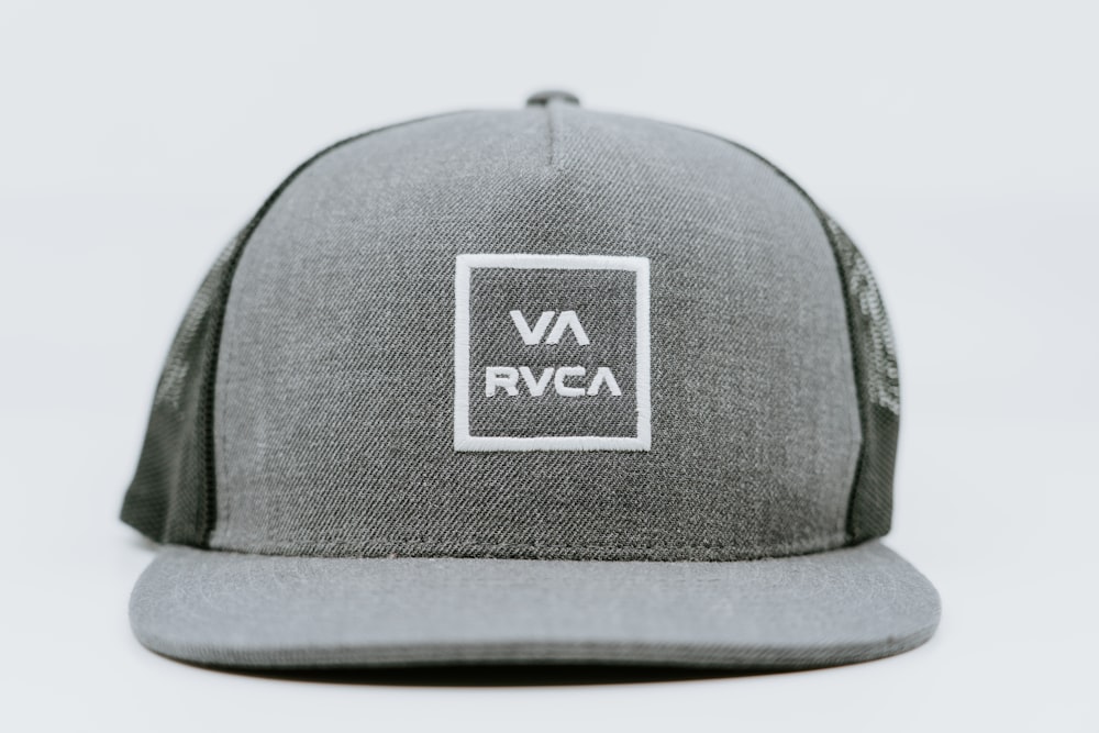 grey RVCA fitted cap