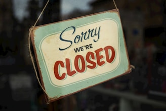 sorry we're closed for online ordering today