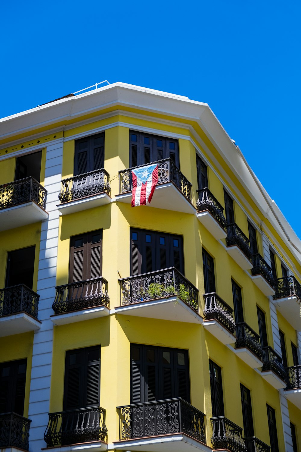 architecture photo of a yellow building