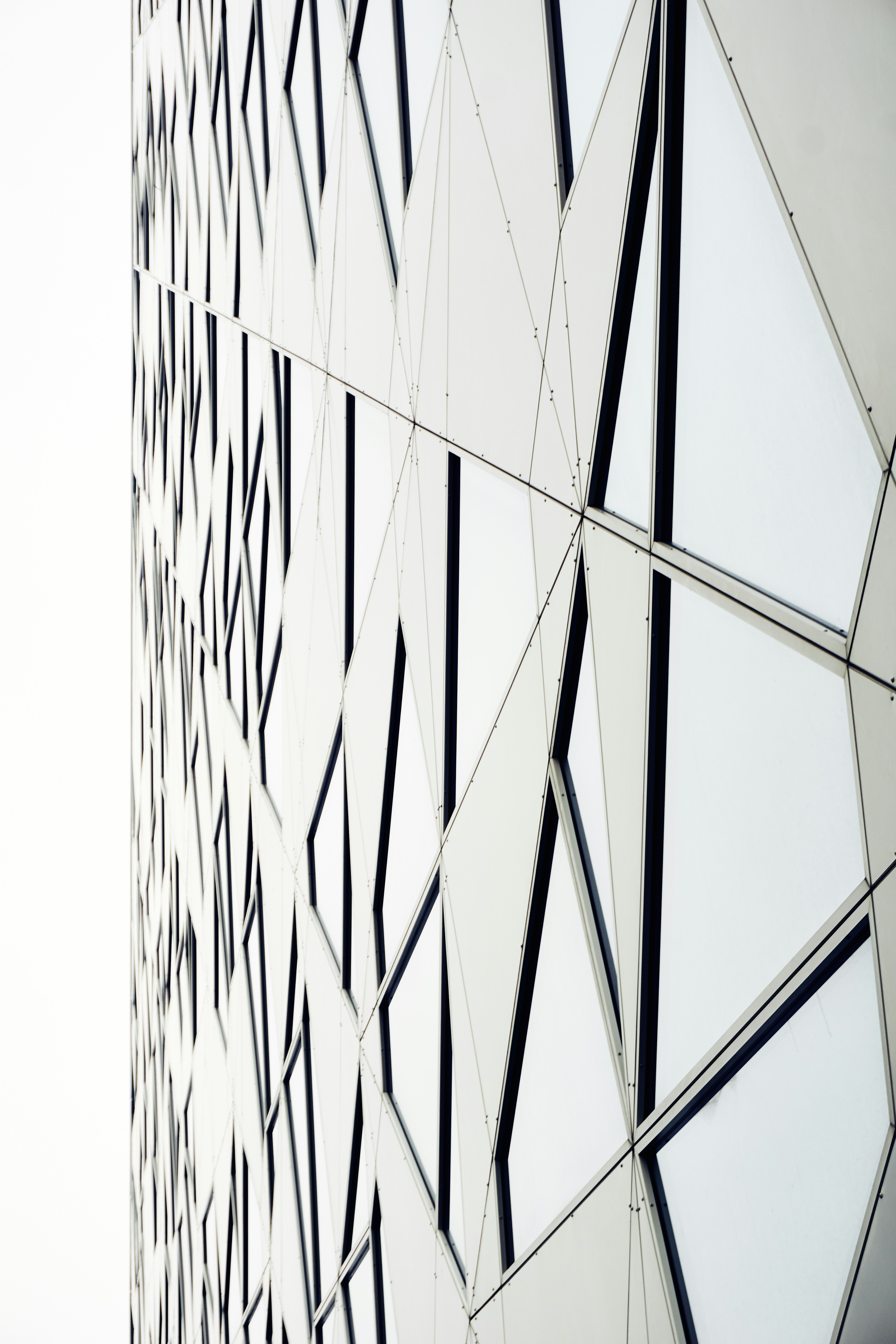 clear glass high-rise building