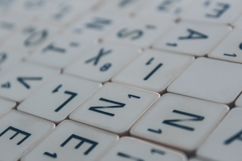 a close up of a keyboard with numbers on it