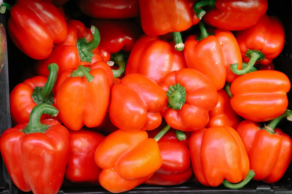 red bell peppers lot