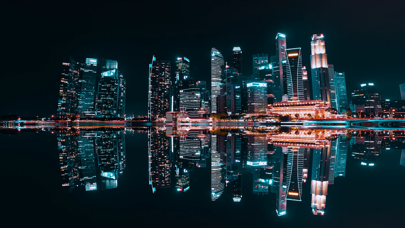 A city skyline at dusk, the platform shift still settling