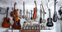 assorted-color guitar lot
