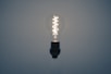 lighted light bulb