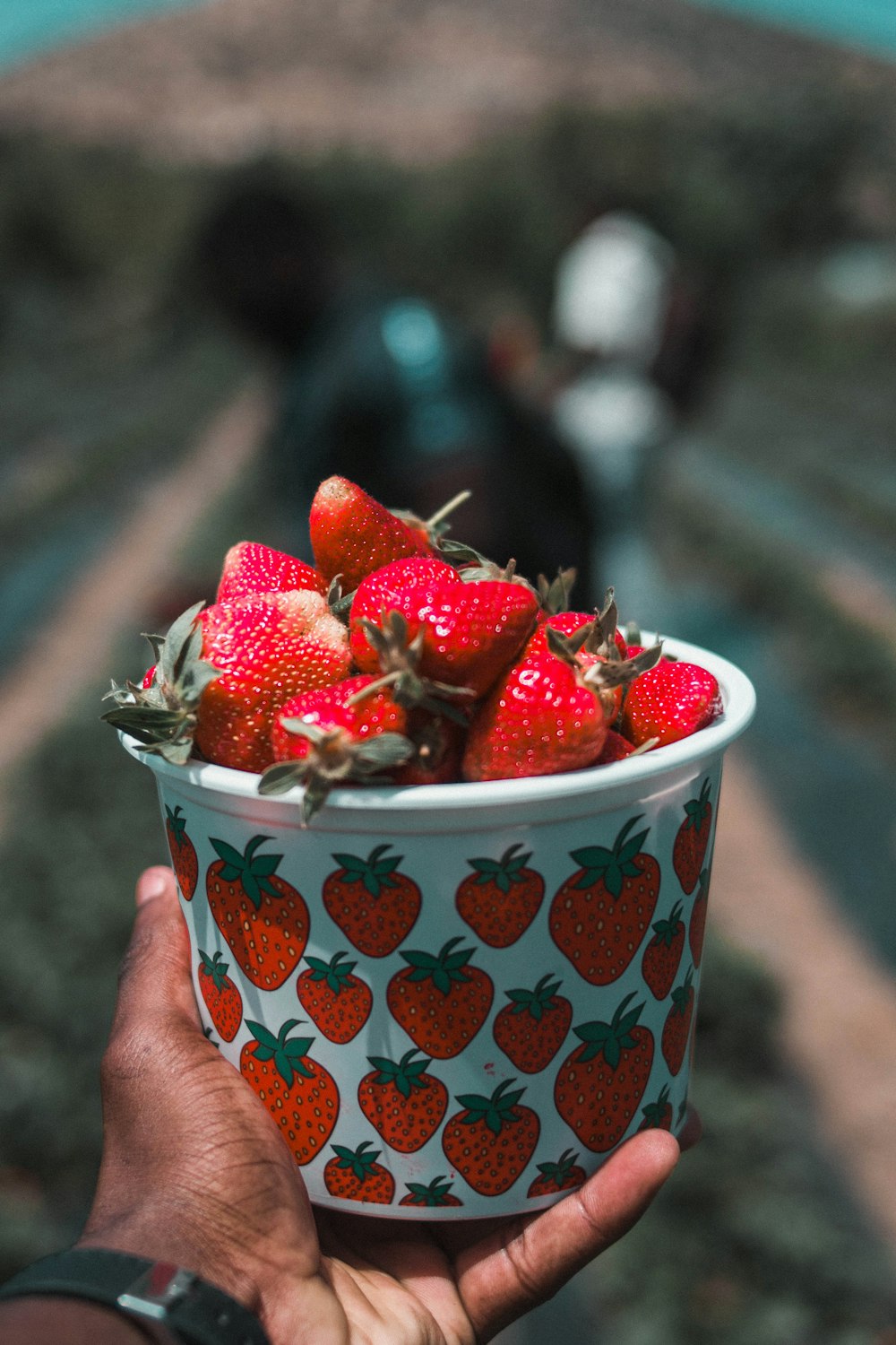 bowl of strawberries