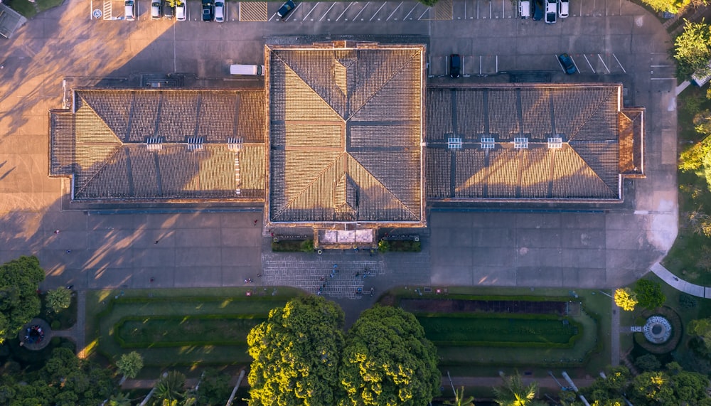 aerial view of establishment's roof