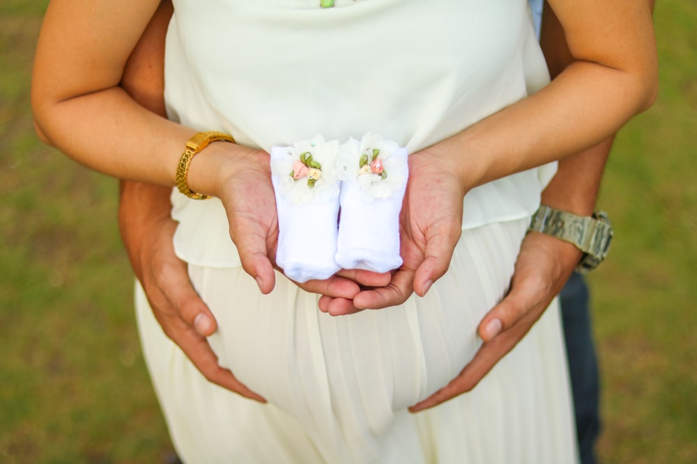 woman wearing white dress