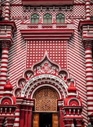 Picture of the Red Mosque in Sri Lanka