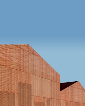 orange concrete buildings