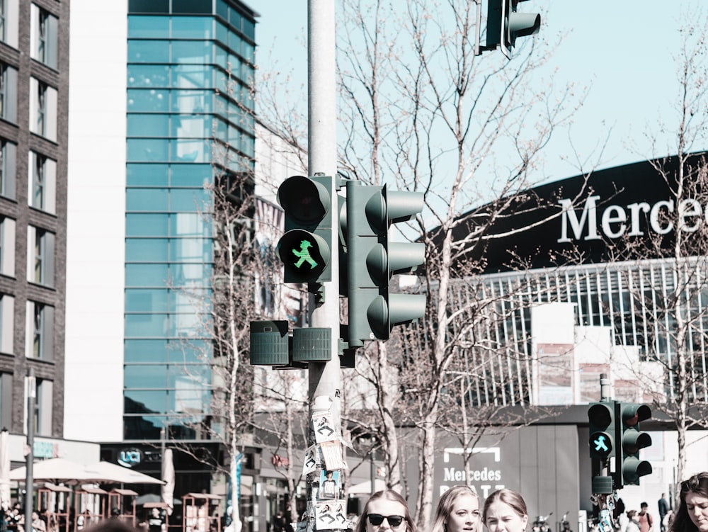 crossing traffic sign in the street at daytime