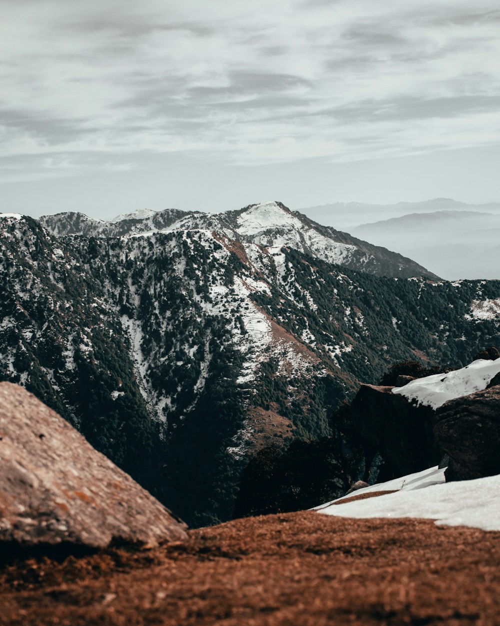 landscape photography of mountain