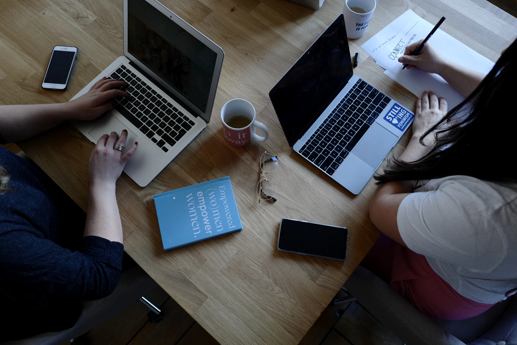 Professionals working together in an office