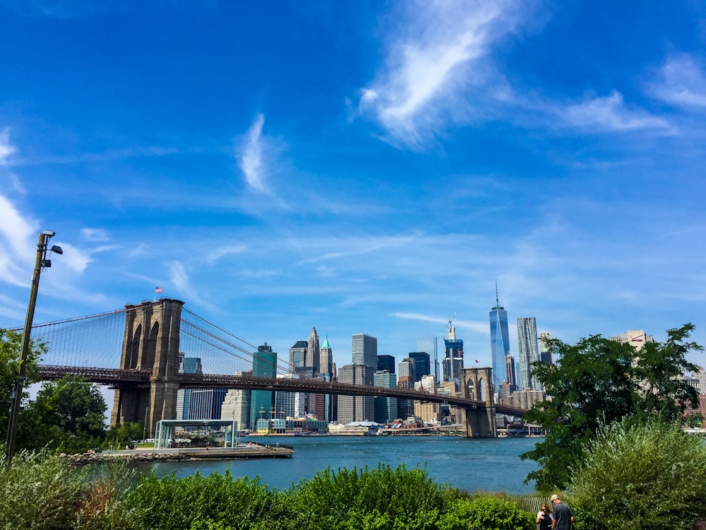 Brooklyn Bridge, New York City during day