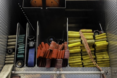 hoses in assorted colors