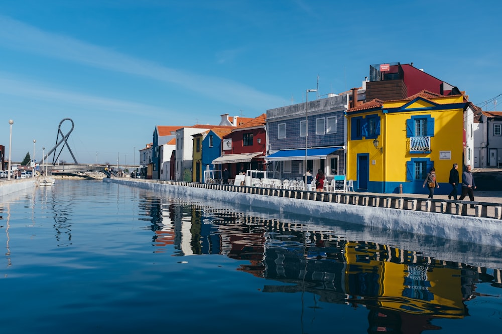 buildings near canal