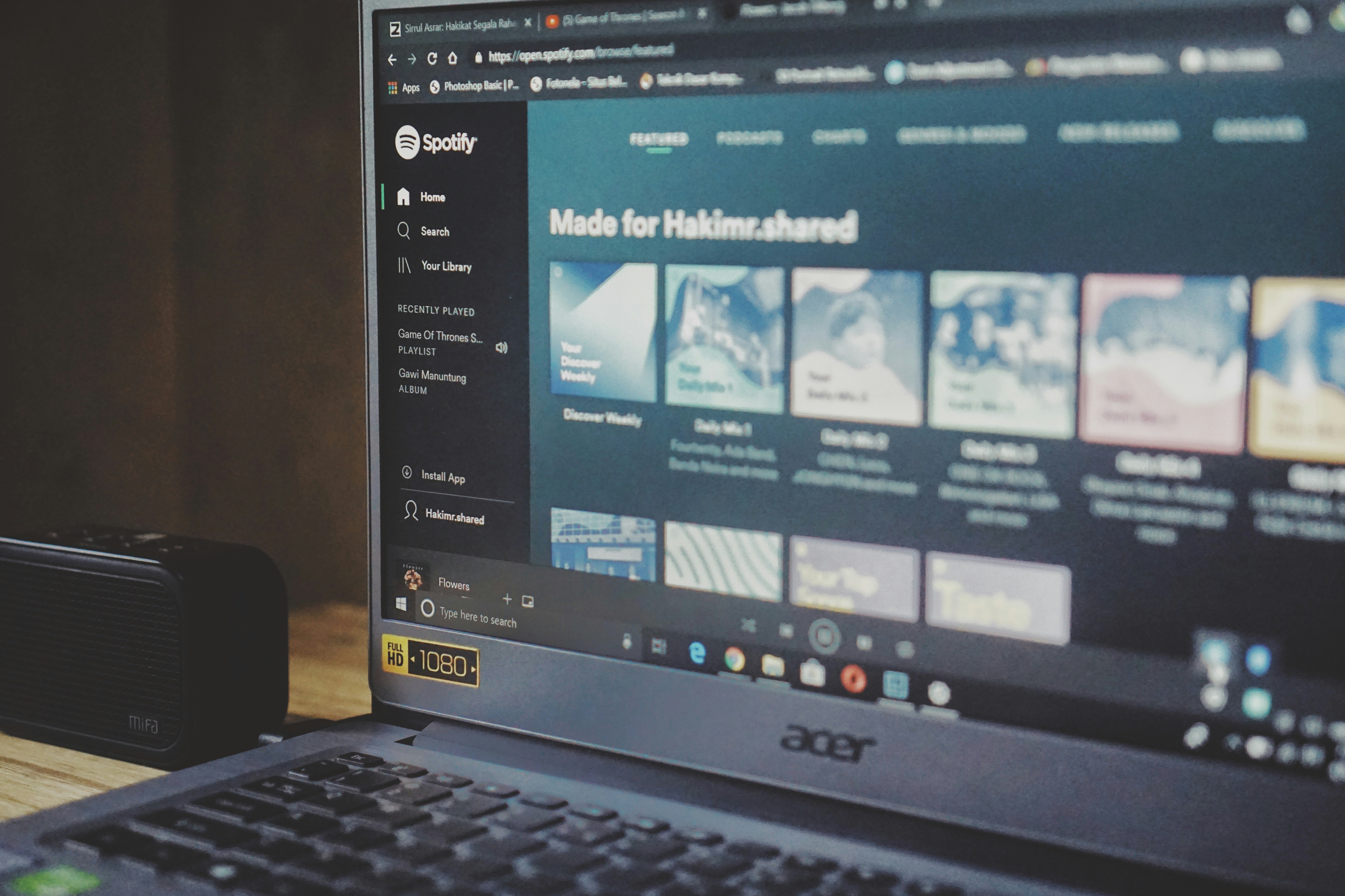 spotify desktop