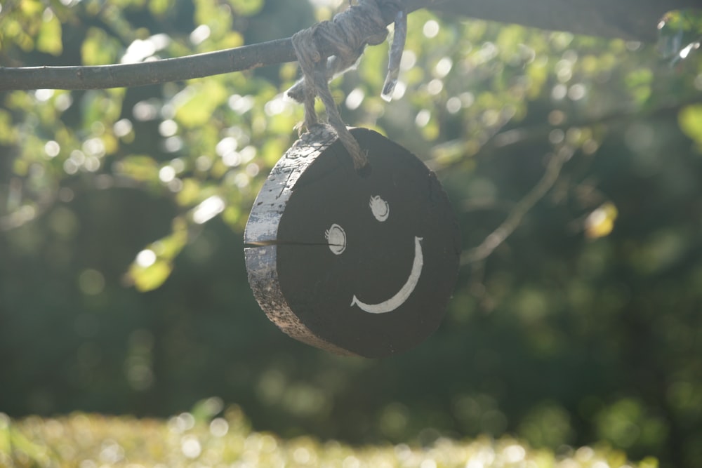 round black smiley tool