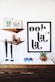 black wooden frame