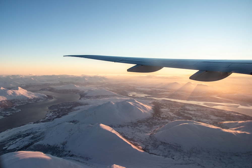 aerial photography of snow-capped mountain during daytime