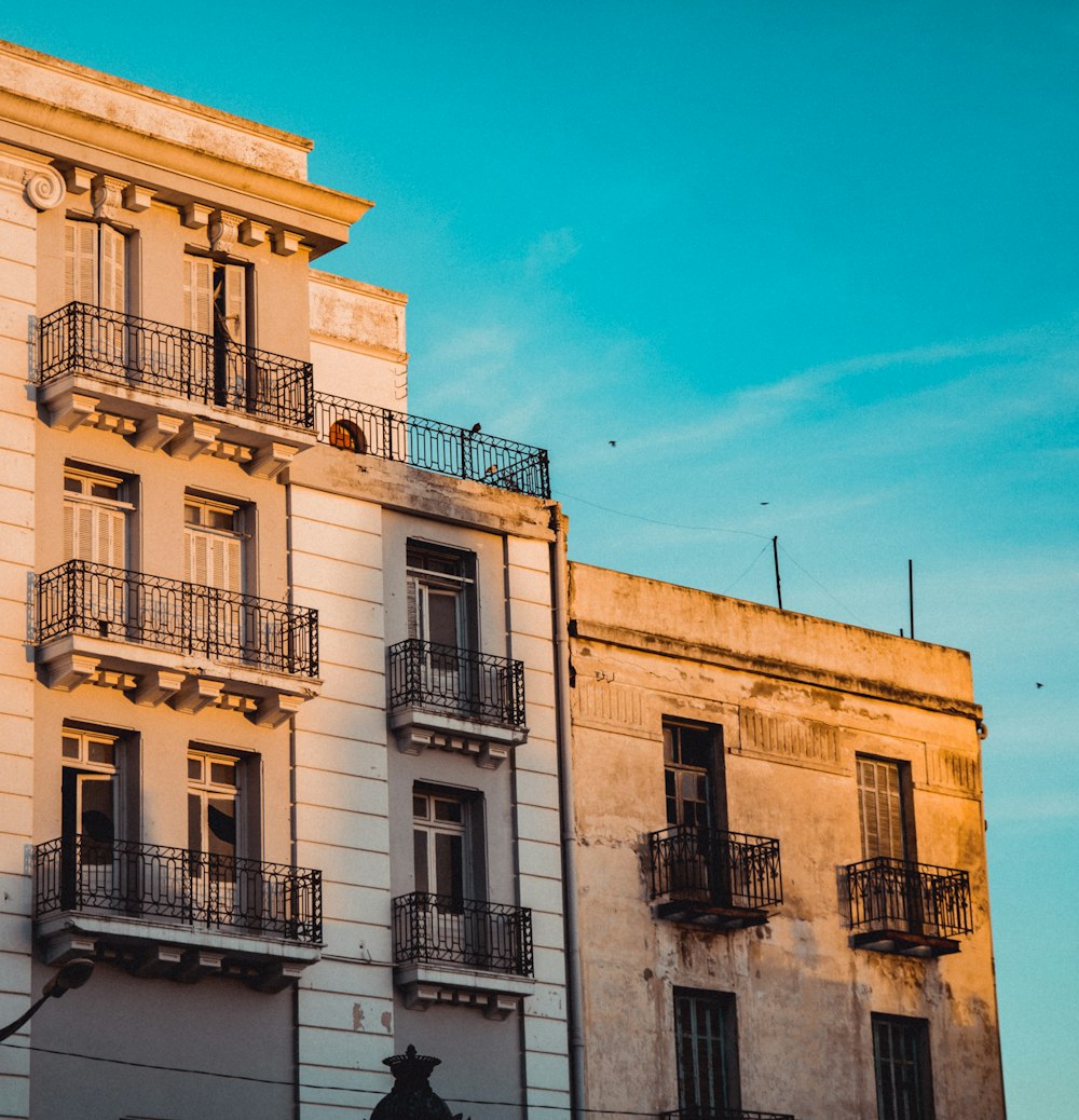 three buildings during daytime