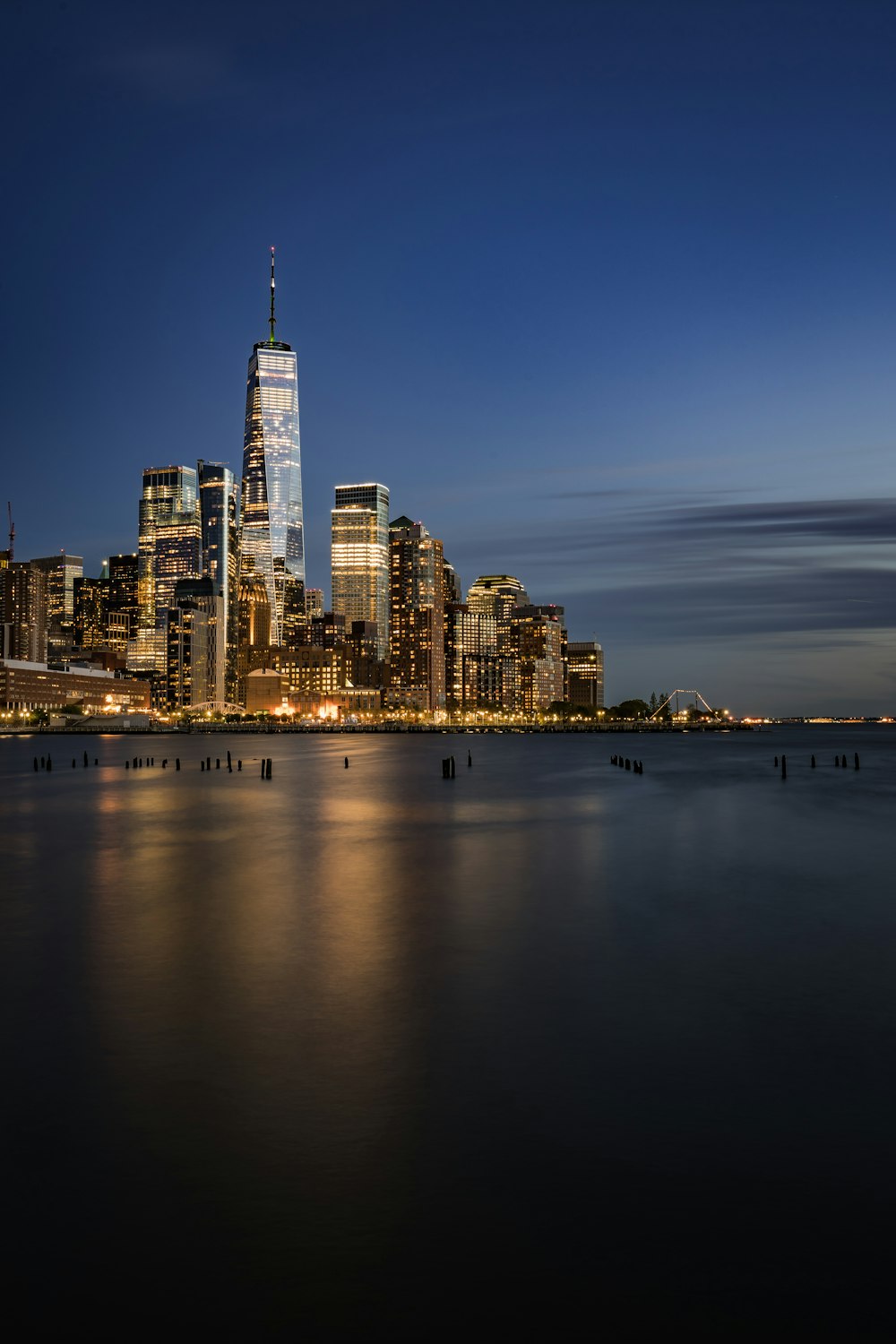 cityscape photography during nighttime