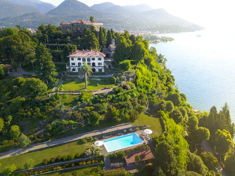 Lush greeneries and buildings in the cities of Northern Italy