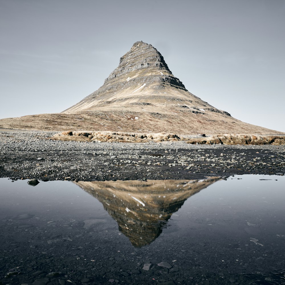 gray rock mountain