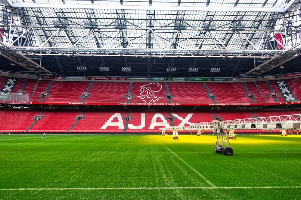 football field during daytime