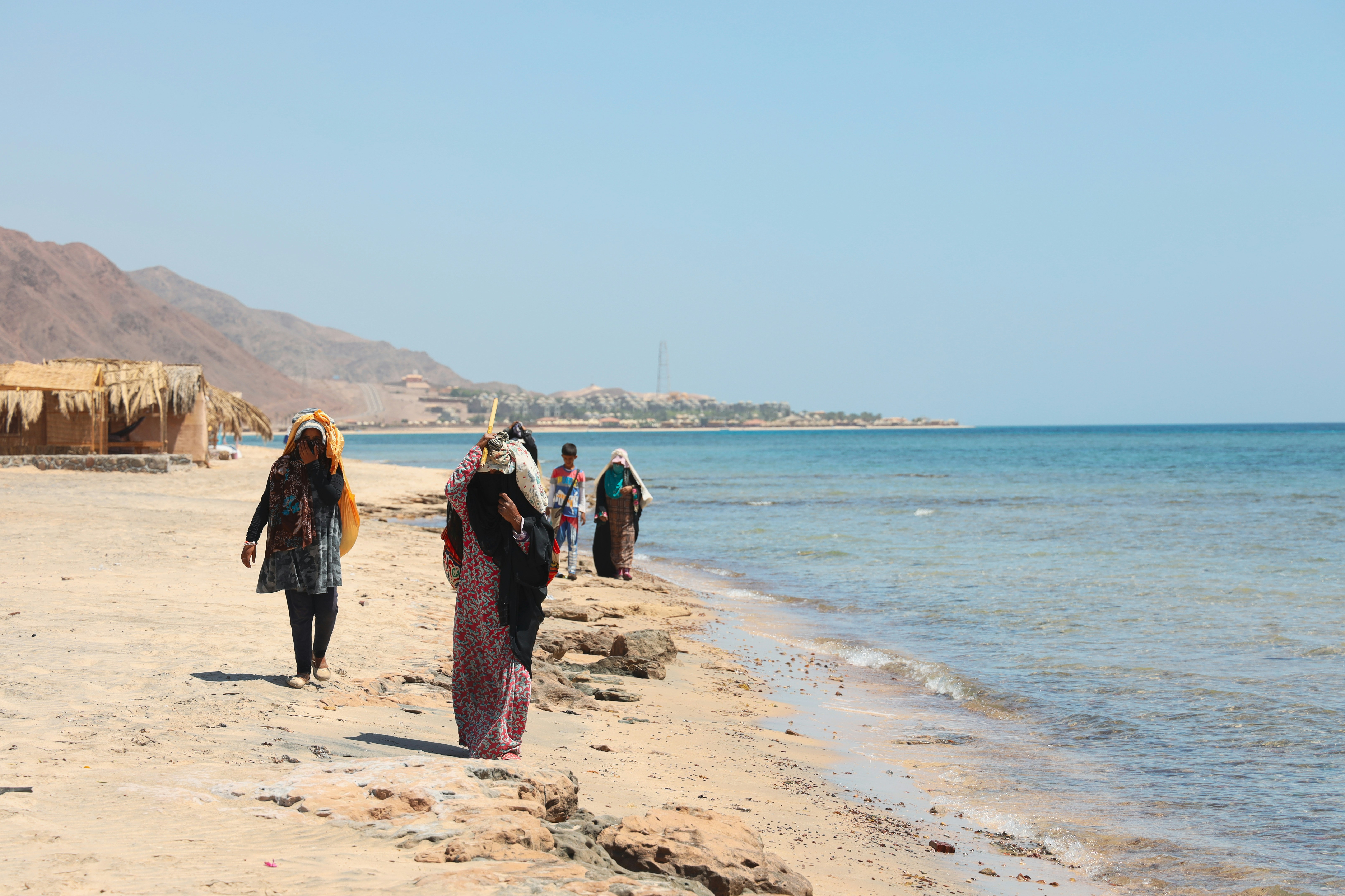 Tourists enjoying a guided tour in Hurghada