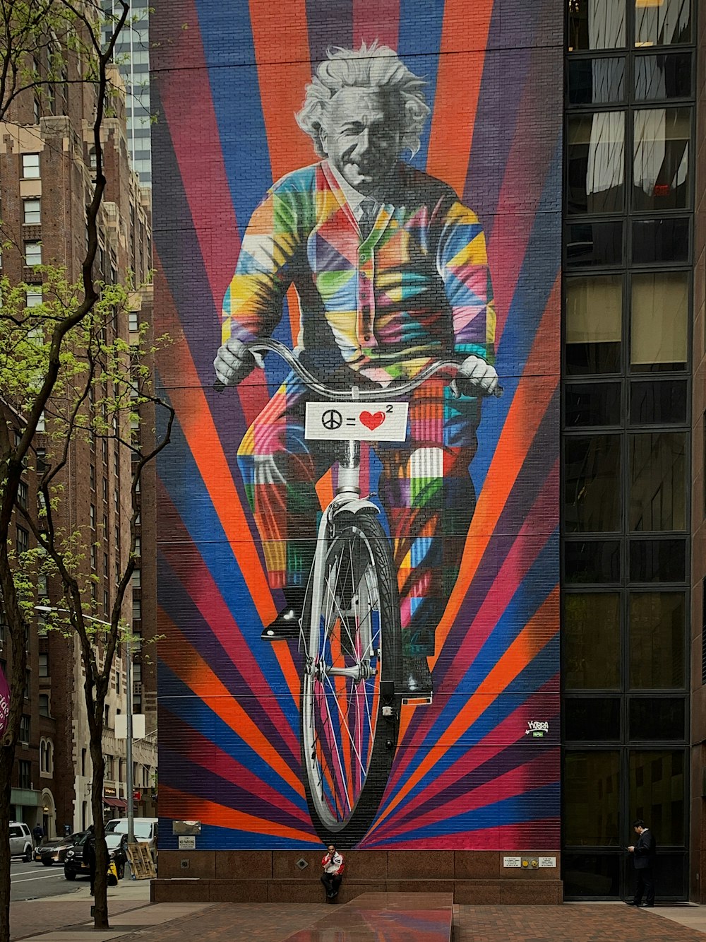 Albert Einstein mural