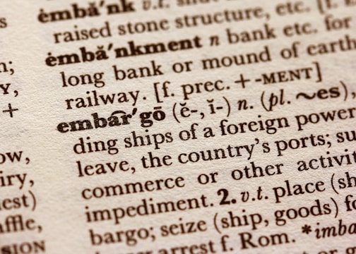 a close up of a book with some type of text