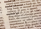 a close up of a book with some type of text