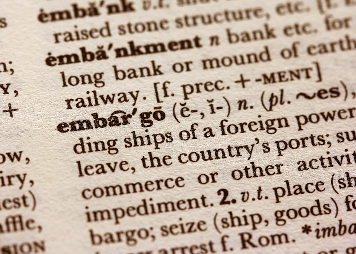 Dictionary close-up text used for the custom NER blog preview