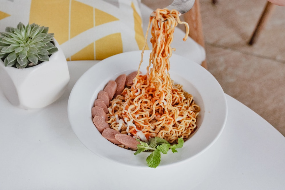Ravioli with brown butter and sage