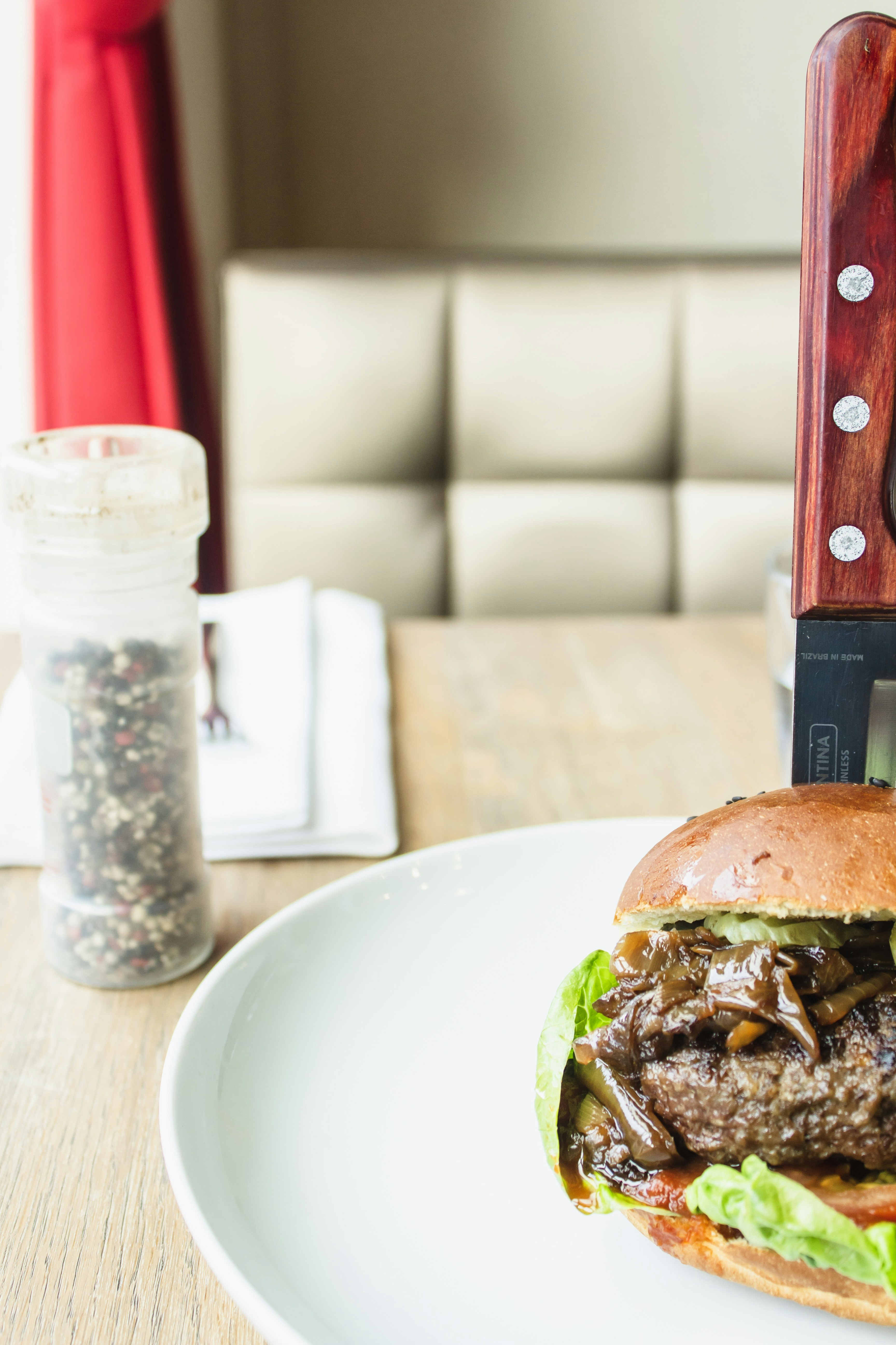 Homemade gourmet burgers