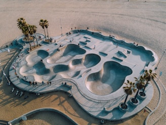 gray swimming pool
