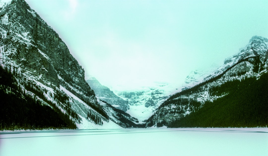 landscape photography of snow covered mountain