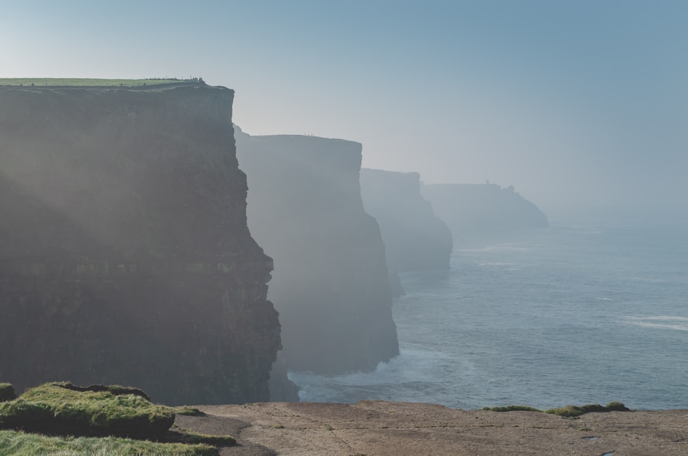 cliffs near sea