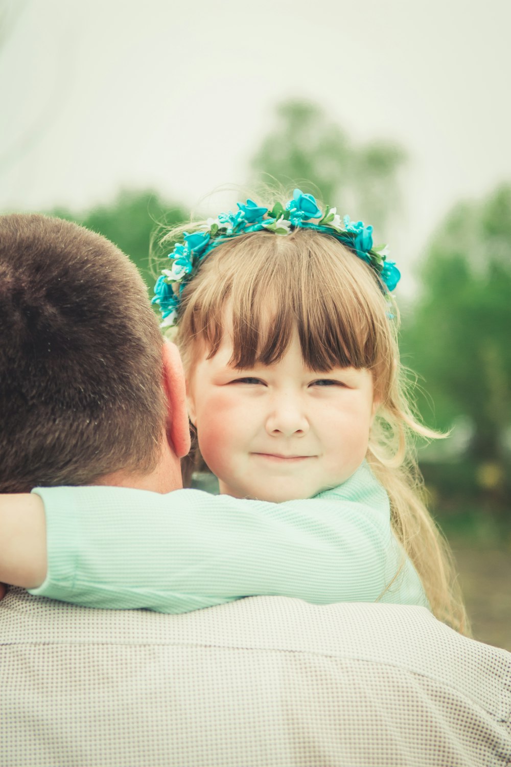 man carrying girl