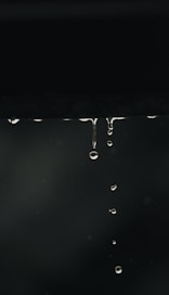 silhouette of droplets