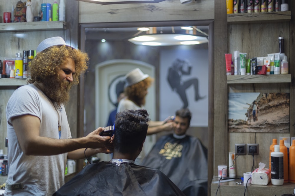 man on barber shop