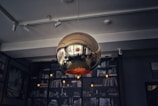 A magnetic track lighting system installed in a stylish interior.