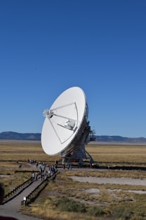 white satellite