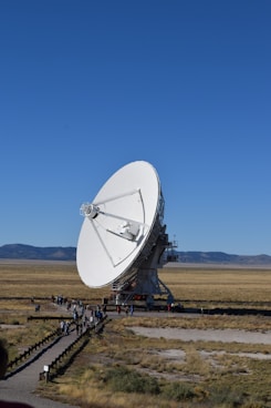 white satellite